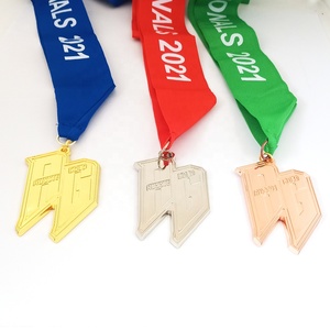 Medaglia Sportiva Personalizzata in Lega di Zinco Stampata dal Guangdong per Medagliati in Oro/Argento/Bronzo - Product Image 2