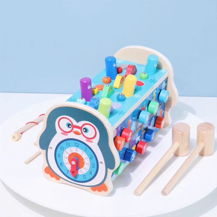 Wooden Hammer Toys - Fun and Educational Whack a Mole Game