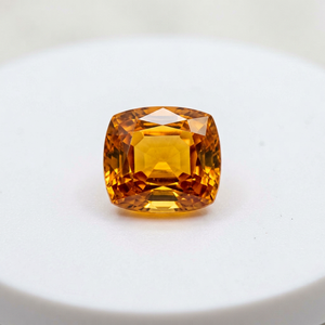 Single Piece Natural Brazilian Citrine Loose Gemstone Yellow <b>Colour</b> <b>Cushion</b> Cut For Ring Pendant And Jewellery Making - Product Image 1