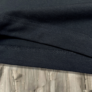 T-shirt noir vintage ample et court pour homme, 100 % coton de haute qualité, coupe oversize, manches courtes, grammage lourd - Product Image 5