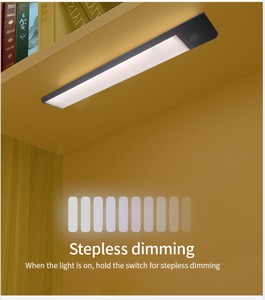 PIR Cảm Biến Chuyển Động Nhiệt <span class=keywords><strong>LED</strong></span> Dưới Ánh Sáng Nội Các <span class=keywords><strong>USB</strong></span> Có Thể Sạc Lại Siêu Mỏng Vỏ Nhôm Đèn Ánh Sáng Ban Đêm - Product Image 5