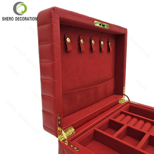 Estuches para Joyería Personalizados Nuevos de 2026, Estuche de Viaje para Joyas, Exterior de Cuero PU, Interior de Terciopelo - Product Image 5