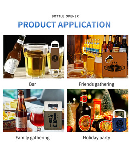 Laserable לוגו אישי פותחן בקבוק הרכבת חריטה מותאם אישית lasercette פותחן בירה עם כיסוי עור פו - Product Image 6