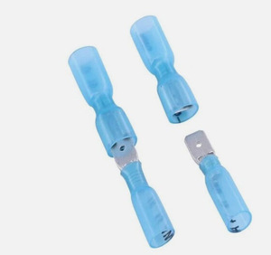 ขั้วต่อสายไฟแบบหดด้วยความร้อนชนิดเคลือบดีบุกโพลีโอเลฟิน ตัวผู้และตัวเมีย 600V ขั้วต่อสายไฟแบบเชื่อมต่อเร็ว - Product Image 1