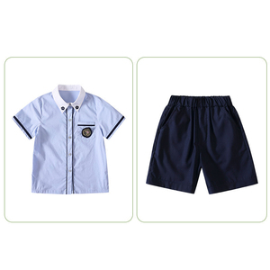 Uniforme escolar de verano de alta calidad, conjunto de manga corta para La Academia británica para niños, se acepta personalizado - Product Image 5