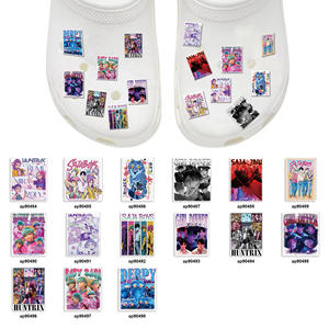 Amuletos de Zapatos Acrílicos Personalizados de Kpop Demon Hunters, Accesorios Góticos Kawaii para Zapatillas, Joyería de Zapatos, Decoración Acrílica - Product Image 5