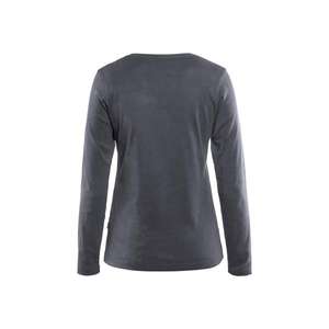 BLAKLADER - 330110329400XXXL Camiseta de manga larga para mujer Gris-EAN 7330509542316 CAMISETAS Y POLOS DE TRABAJO - Product Image 2