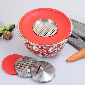 Giá cả phải chăng đa chức năng Bát salad thuận tiện đồ dùng nhà bếp với xách tay vắt thay thế - Product Image 6