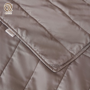 Juego de ropa de cama de edredón de Hotel de Navidad 100% edredón suave de seda edredón tejido Simple impreso personalizado - Product Image 6