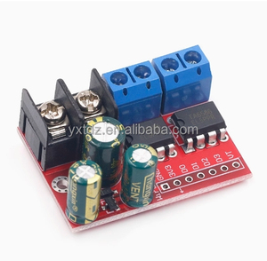 Module de commande de moteur DC bidirectionnel Super <span class=keywords><strong>L298N</strong></span> 5AD <span class=keywords><strong>5A</strong></span> avec alimentation double canal, contrôle PWM à distance et ponts H (PCB/PCBA) - Product Image 4