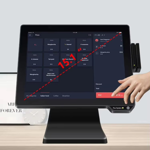 15.1インチシングルスクリーンオールインワン<span class=keywords><strong>POS</strong></span>マシンレジシステム端末NFC <span class=keywords><strong>QR</strong></span>プリンター & スキャナー小売店用 - Product Image 2