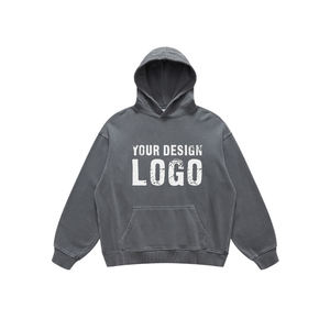 Factory Customized Thick <b>Oversized</b> <b>Mens</b> <b>Hoodies</b> Fashion Casual Drop Shoulder Plus <b>Fleece</b> Pullover Loose <b>Men's</b> <b>Hoodies</b> - Product Image 1
