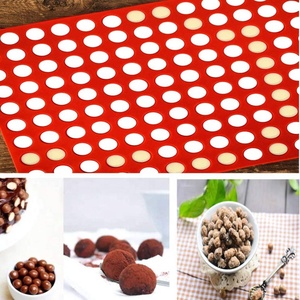 Tapis de cuisson rond en Silicone, <span class=keywords><strong>Mini</strong></span> <span class=keywords><strong>moule</strong></span>, 140 221 468 cavités, <span class=keywords><strong>pour</strong></span> cookies au chocolat en forme de goutte, gommes, bonbons - Product Image 4