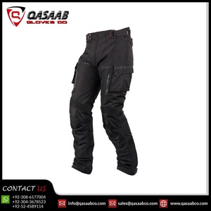 Transpirable motocicleta negro bolsillos laterales de alta calidad moto Bikers Cargo Cordura hombres pantalón pantalones para carreras - Product Image 3