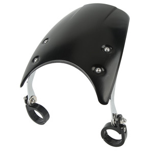 Parabrezza Anteriore per Moto in Alluminio, Protezione Aerodinamica Sostitutiva per CMX 500 <span class=keywords><strong>Rebel</strong></span> 2017-2022, Nero - Product Image 6