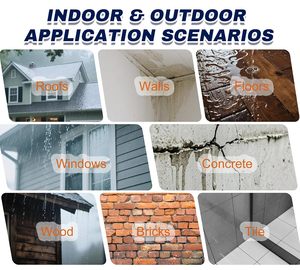 <b>Waterproof</b> Adhesive Transparent Polyurethane Sealant Anti-Leaking Repair Agent for Roofs Bathrooms Kitchens High Strength - Product Image 5