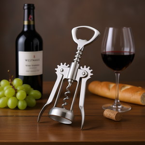 Tire-bouchon à levier Westmark en acier inoxydable avec décapsuleur pour les amateurs de vin - Product Image 3