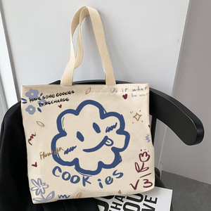 Personalizza la borsa della spesa in tela di cotone Tote borse Shopper <span class=keywords><strong>Calico</strong></span> con Logo stampato - Product Image 6