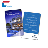 Carte à puce personnalisée RFID 13.56MHz MIFARE Plus EV1 2K 4K carte à clé RFID pour serrure de porte