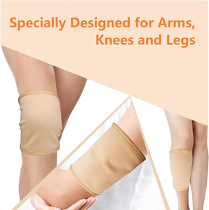 Kit de compresses réutilisables à l'huile de ricin pour la détoxification hépatique, pour épaules, mains, cou, genoux, cuisses, bras, lavable en machine - Product Image 3