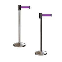 Barrière de ceinture rétractable de 3 mètres et 13 pieds pour le contrôle de la foule