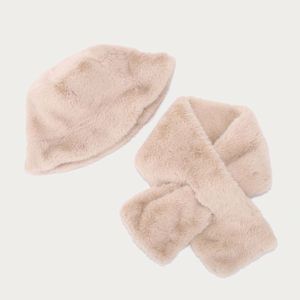 Ensembles Chapeau Bob et Écharpe pour Femme – Hiver, Extérieur, Imitation Fourrure de Lapin, Tendance, Chauds et Doux - Product Image 2
