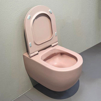 WC suspendu pour appartement, bidets pour hôtel, toilettes de style européen pour sanitaires extérieurs, WC à chasse d'eau Tornado en céramique
