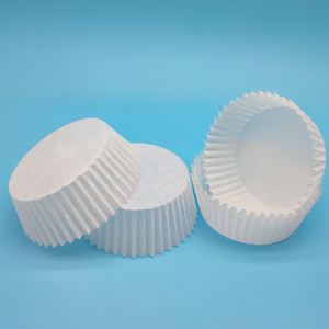 Plateau à gâteau rond en <span class=keywords><strong>carton</strong></span> blanc de qualité alimentaire, papier anti-graisse, base à gâteau, plaque en papier jetable pour la restauration, boutique de desserts - Product Image 4