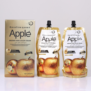 Tinta per Capelli Marrone Mela Semipermanente Senza Ammoniaca, Crema Colorante Organica Naturale per Uso Professionale e Domestico - Product Image 4