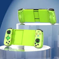 Manette de jeu portable sans fil D7 LED Joystick BT5.0, contrôleur de jeu extensible, charge de type C, plus de 12 heures de jeu pour Android/iOS