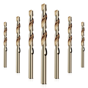 Bộ mũi khoan chìm thép tốc độ cao dùng cho khoan kim loại thép, bề mặt oxit đen, cán lục giác, hàm lượng coban, thân thẳng - Product Image 2