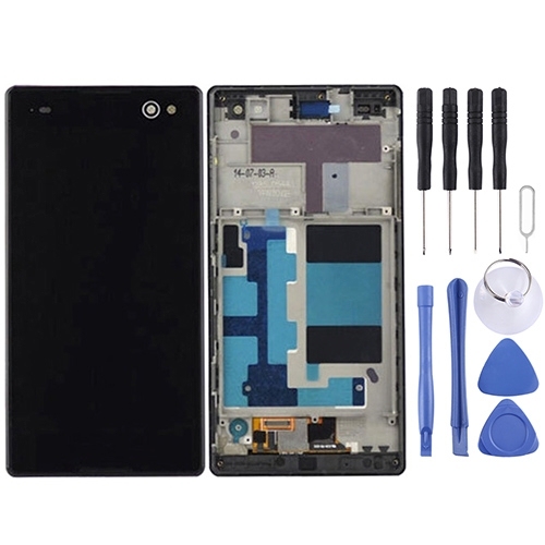 LCD Display + Touch Panel with Frame for Sony Xperia C3 / D2533 LCD Screen Touch Digitizer Assembly