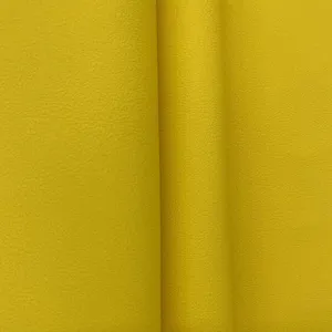 1.6毫米PU合成革黄色干贴面皮革排球棒球人造革