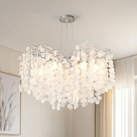Lustre en cristal JACKSUN K9, éclairage décoratif d'intérieur, luminaire en cristal doré à fixation au plafond