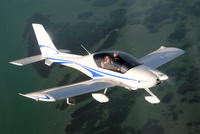 Avion léger sport biplace privé SA60L, avion d'entraînement à un seul pilote
