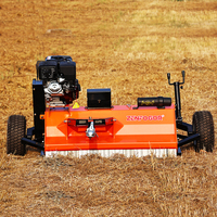 Tondeuse à fléaux pour quad ATV, machine à couper l'herbe, hauteur de coupe réglable, pour jardin et terres agricoles