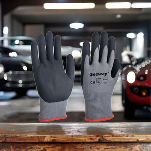 قفازات تجميع سيارات مطلية بالنتريل المطلية بالنخيل على البحر من الطرق الرملية قياس XL مقاس مانع للانزلاق للأغراض العامة - Product Image 1