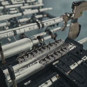 मिश्र धातु स्टील अवशोषण मशीन रोलर श्रृंखला 3 साल की वारंटी के साथ रेस्तरां के उपयोग के लिए 4 अंक 08b - Product Image 3