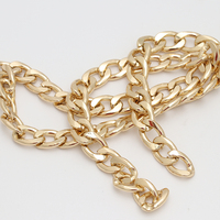 Chaîne de sac à main en argent sterling plaqué or, prix d'usine, personnalisée, solide, chaîne de sac à main, serpent, 120 cm, breloque pour sac à main