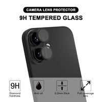 Verre trempé flexible 3D 9H pour iphone 16 pro max Protecteur d'objectif d'appareil photo Protection d'objectif à couverture complète pour iphone 16