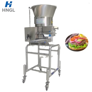 Machine automatique de fabrication de galettes de burger en acier inoxydable 304, pour <span class=keywords><strong>viande</strong></span> de bœuf, poulet, poisson, 35 pièces/min, commerciale, 380V - Product Image 5