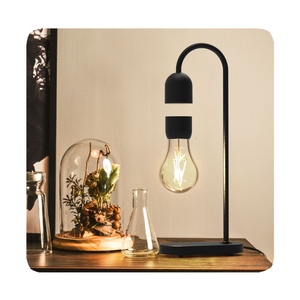 Nueva Lámpara de Mesa de Madera con Bombilla Levitante Magnética, Decoración para el Hogar, Precio de Fábrica, Dropshipping - Product Image 1