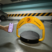 Sistema Inteligente Automático de Gestión de Aparcamiento para Coche con Bloqueo de Plaza de Garaje y Barrera de Estacionamiento con Control Remoto por Bluetooth y App Privada