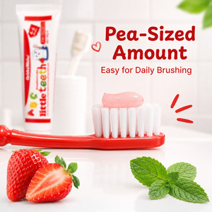 <span class=keywords><strong>Pasta</strong></span> de dientes para niños de 4 a 6 años sabor fresa protección <span class=keywords><strong>dental</strong></span> para bebés - Product Image 5