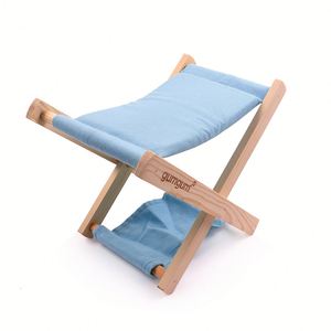2023 Customized Wooden Outdoor Folding Lounge <b>Chair</b> Casual Wood Frame Canvas <b>Chair</b> Lunch Break <b>Beach</b> <b>Chair</b> - Product Image 1