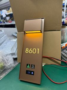 APCITL Verified Modern Slider Front Door <strong>Name</strong> Sign <strong>Plaques</strong> with <strong>House</strong> Number Options in Iron Aluminium Brass - Product Image 6
