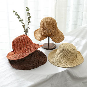 Sombrero <span class=keywords><strong>de</strong></span> Paja <span class=keywords><strong>de</strong></span> Ala Ancha con Lazo <span class=keywords><strong>de</strong></span> Moda para Fiestas <span class=keywords><strong>de</strong></span> Verano, Color Puro, Protección Solar, Sombrero <span class=keywords><strong>de</strong></span> <span class=keywords><strong>Pescador</strong></span>, para Viajes al Aire Libre, Playa, Mar - Product Image 3
