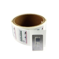 Etiqueta NFC Rectangular Imprimible de 37*25mm, 14443A NFC Forum 2, 13.56MHZ, para Comercio Minorista, Anti-falsificación