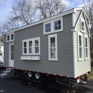 Maison mobile sur roues et remorque pour 15000 euros 