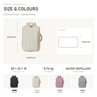 Sac à dos Oxford résistant à l'eau pour ordinateur portable 16 pouces avec compartiment humide/sec pour le travail, les voyages, l'école - Vente en gros